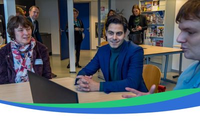 Student Smart Building in gesprek met minister Rob Jetten